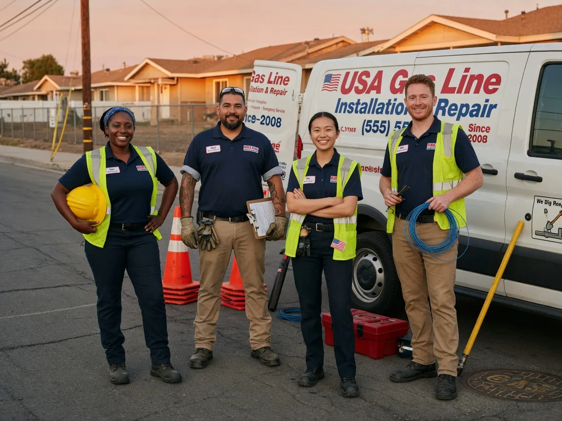 Gas Line Installation company in Mexico, ME
